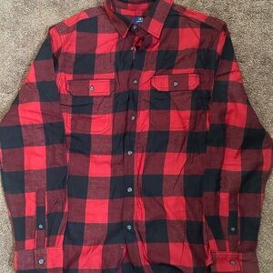 George Red and Black Checkered Shirt